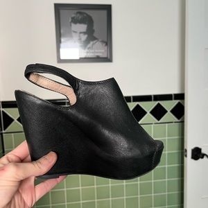 Steve Madden open toe stacks